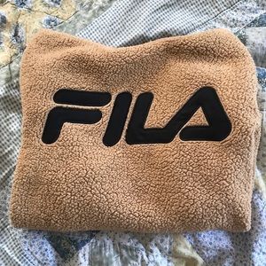 FILA Sherpa hooded sweatshirt
